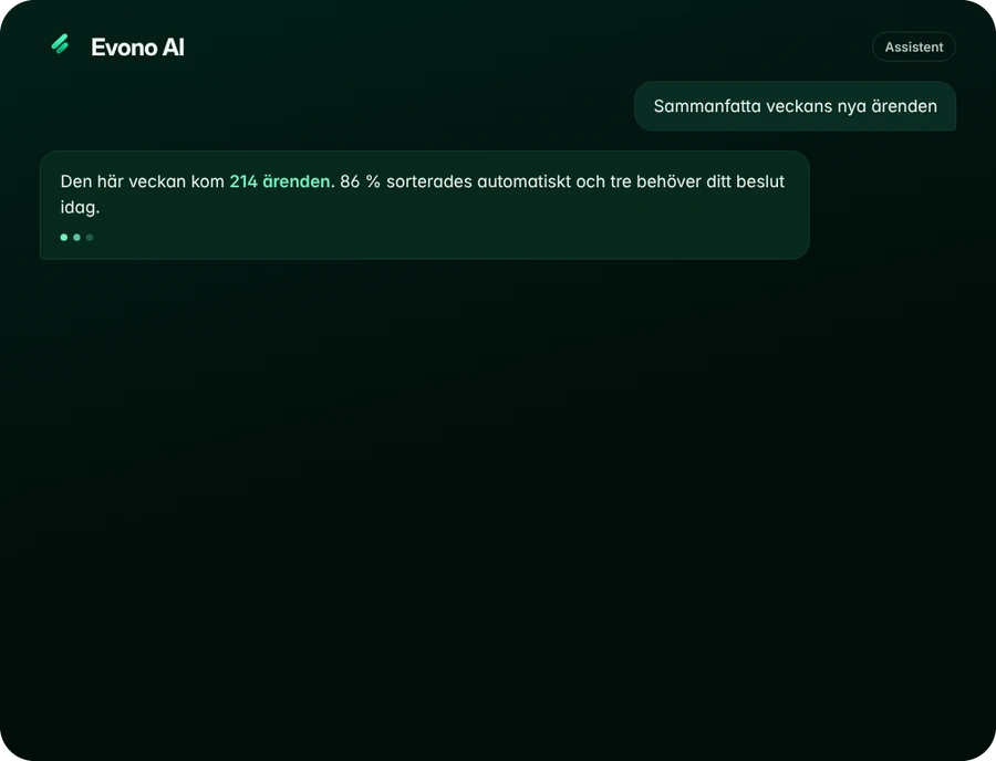 Designstudie av ai-assistent.